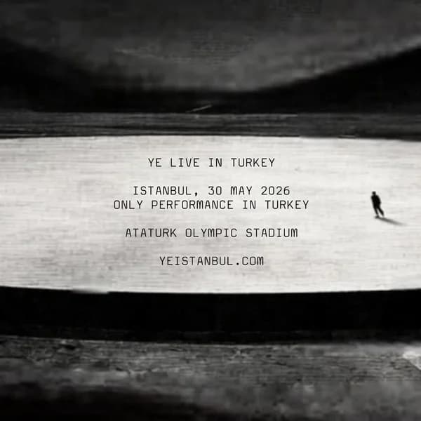 YE Live in Istanbul official event artwork